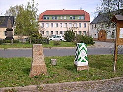 Grenzsteine Am Marktplatz Königswartha
